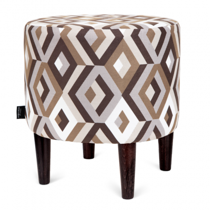 Пуф ARBEN DECOR MAGIC Спутник Escada Chocolate с ножками цвета венге 