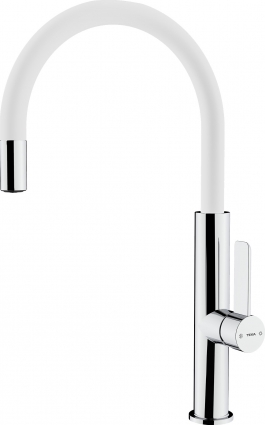 Смеситель TEKA Kitchen FOT 995 WHITE для кухонной мойки