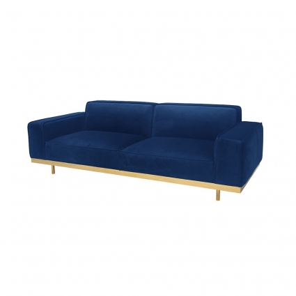 Диван ROOMERS FURNITURE синего цвета