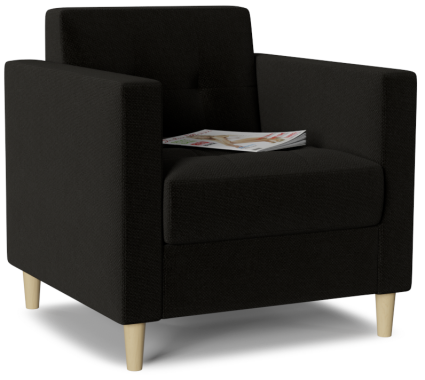 Кресло MYROOM Family Квест Black черного цвета