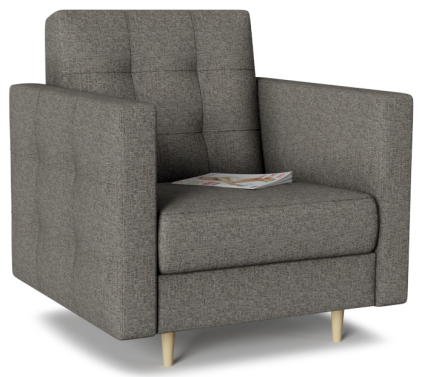 Кресло MYROOM Family Godivo Grey темно-серого цвета
