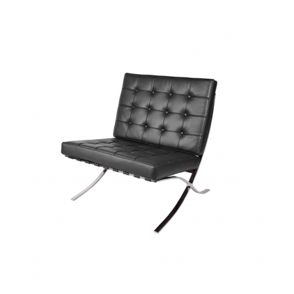 Кресло ROOMERS FURNITURE Барселона черного цвета