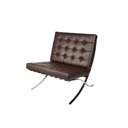 Кресло ROOMERS FURNITURE Барселона с обивкой из натуральной кожи