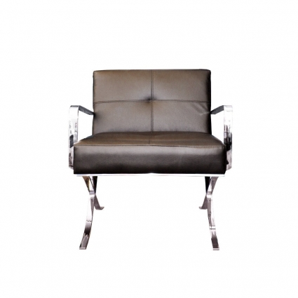 Кресло ROOMERS FURNITURE коричневого цвета
