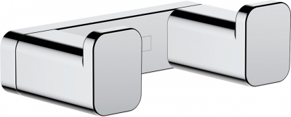 Крючок Hansgrohe AddStoris 41755000 двойной, хром