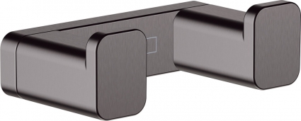 Крючок Hansgrohe AddStoris 41755340 двойной, черный