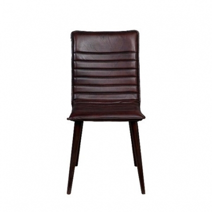 Стул ROOMERS FURNITURE Сабина Ретро с обивкой из натуральной кожи