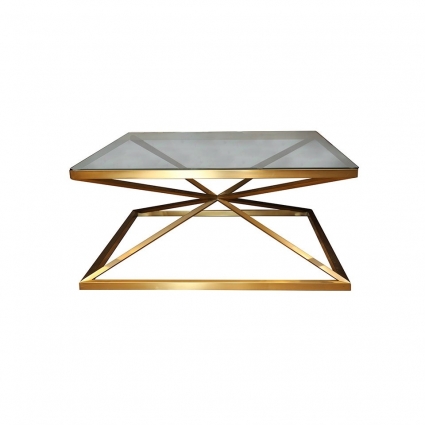 Стол ROOMERS FURNITURE кофейный матового золота