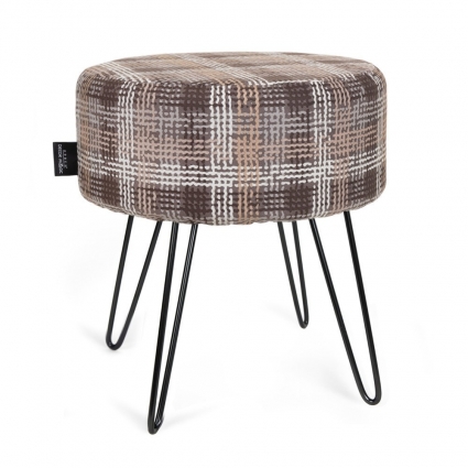 Пуф ARBEN DECOR MAGIC Метеор Quadro Beige коричневого цвета
