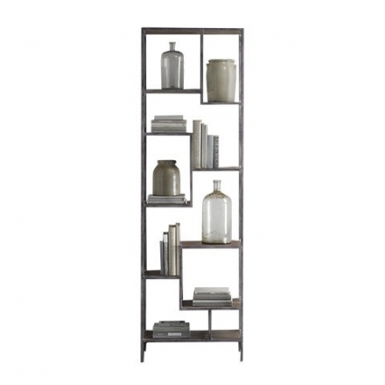 Стеллаж RESTORATION HARDWARE с дубовыми полками