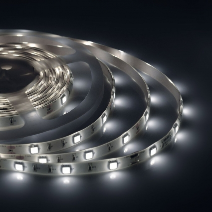 Светодиодная влагозащищенная лента Apeyron 7,2W/m 30LED/m 5050SMD холодный белый 5M LSE-155