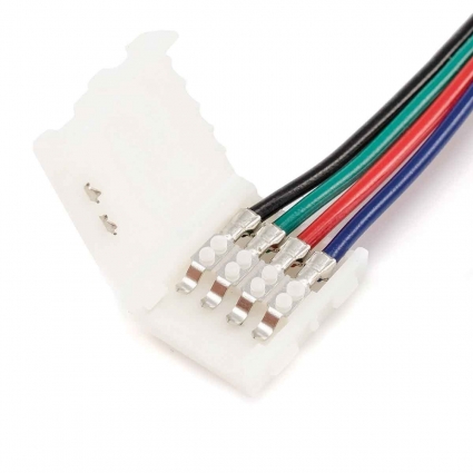 Коннектор для RGB светодиодной ленты 5050 Apeyron 12/24V (2 шт.) 09-03