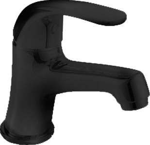 Смеситель Bravat Fit Black F1135188BM-RUS для раковины, черный