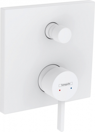Смеситель Hansgrohe Finoris 76416700 для ванны с душем, матовый белый