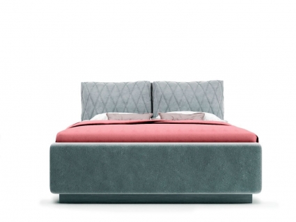 Кровать MYROOM Family Celeste серого цвета с ортопедическим основанием 160х200 