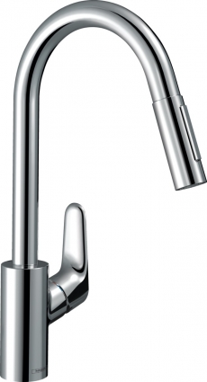 Смеситель Hansgrohe Focus M41 73880000 для кухонной мойки, хром