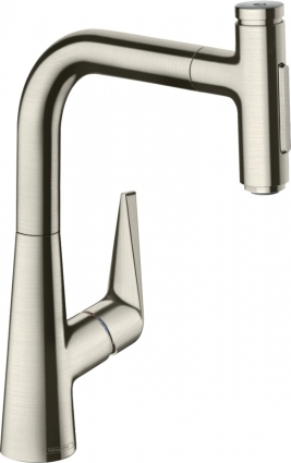 Смеситель Hansgrohe Talis Select M51 73868800 для кухонной мойки, сталь