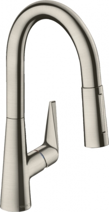 Смеситель Hansgrohe Talis M51 73850800 для кухонной мойки, сталь