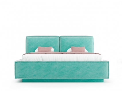 Кровать MYROOM Family Verde мятного цвета с ортопедическим основанием 180х200