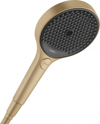 Душевая лейка Hansgrohe Rainfinity 130 26865140 шлифованная бронза
