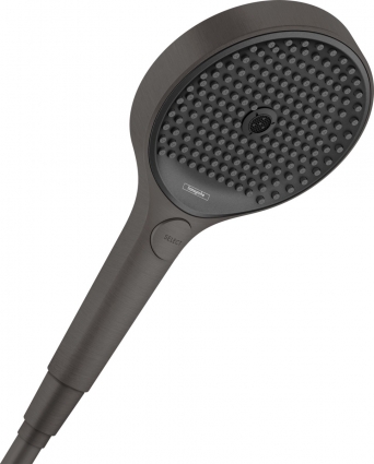 Душевая лейка Hansgrohe Rainfinity 130 26865340 шлифованный черный хром