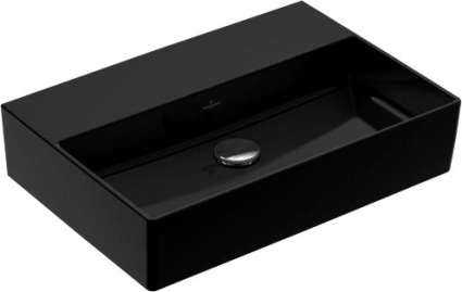 Раковина Villeroy & Boch Memento 4A226FS0 glossy black, ceramicplus, без перелива
