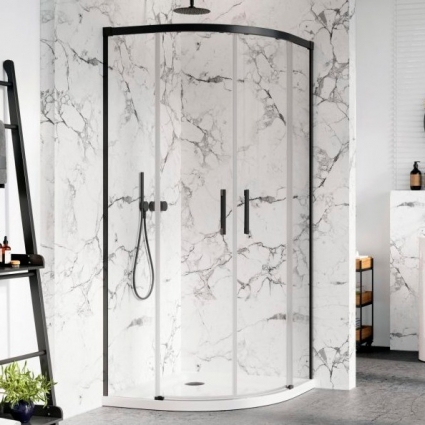 Душевой уголок Radaway Idea Black PDD 100х80