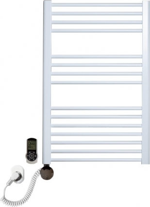 Полотенцесушитель электрический Luxrad Regular 063824 76x50 L, белый, терморегулятор selmo smart programm с пультом