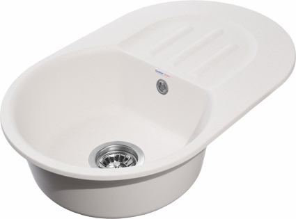 Мойка кухонная GranFest Smart SM 685L белая
