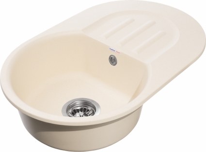 Мойка кухонная GranFest Smart SM 685L бежевая