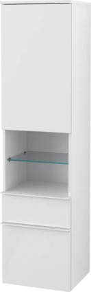 Шкаф-пенал Villeroy & Boch Venticello A95212 R, glossy white, с белами  ручками