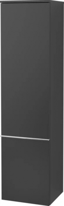 Шкаф-пенал Villeroy & Boch Venticello A95111 R, black matt lacquer, с ручками хром