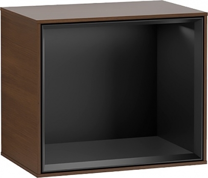 Полка Villeroy & Boch Finion G580PDGN walnut veneer, black matt lacquer