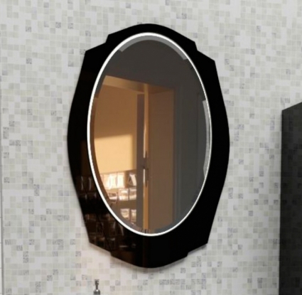 Зеркало Edelform Tondo 76 черное