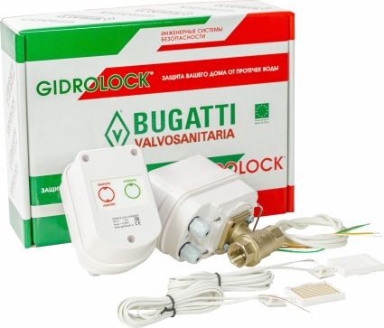 Система защиты от протечек Gidrolock Winner Bugatti 3/4"