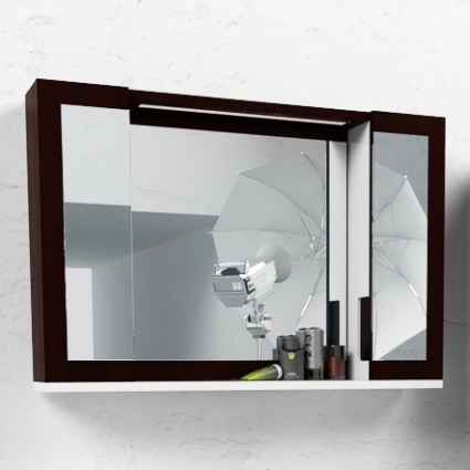 Зеркало-шкаф Edelform Quadro 90