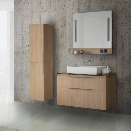 Мебель для ванной Dreja Tower 100 paluba, 2 ящика