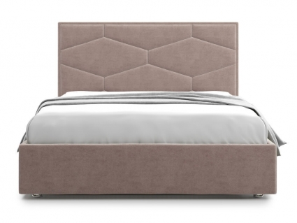 Кровать MYROOM Family Premium Milana 4 160х200 светло-коричневого цвета с подъемным механизмом