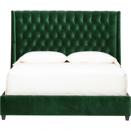 Кровать IdealBeds Amelia 180х200 темно-зеленого цвета