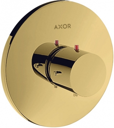 Термостат Axor Starck HighFlow 10715990 для душа, полированное золото