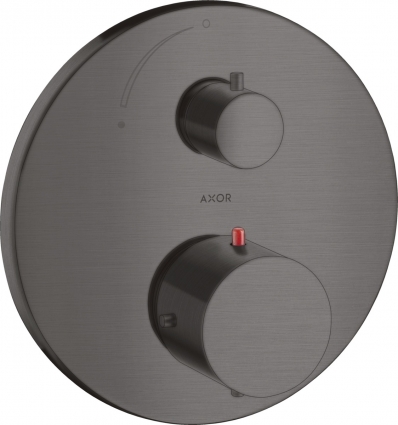 Термостат Axor Starck 10700340 для душа, шлифованный черный хром