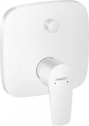Смеситель Hansgrohe Talis E 71474700 для ванны с душем, матовый белый