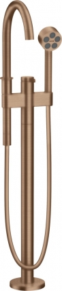 Смеситель Axor One 48440310 напольный, шлифованное красное золото