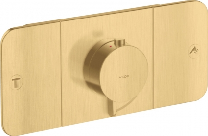Термостат Axor One 45712250 для душа, шлифованное золото