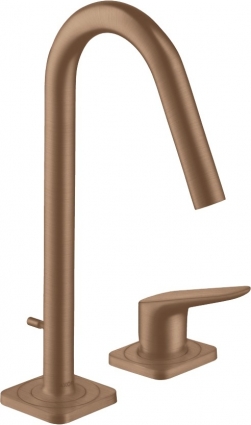 Смеситель Axor Citterio M 34132310 для раковины, шлифованное красное золото
