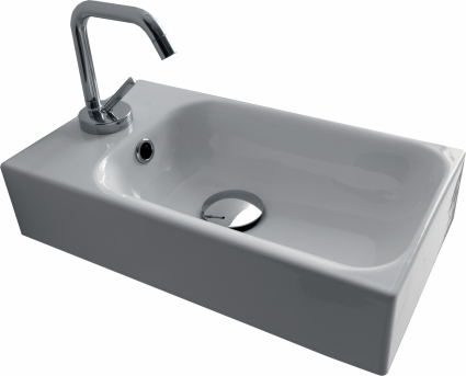 Рукомойник Kerasan Cento 45 см, отверстие слева