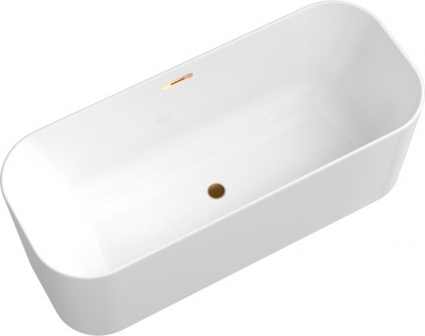 Акриловая ванна Villeroy & Boch Finion UBQ177FIN7N200V3RW 170x70, stone white, с подсветкой