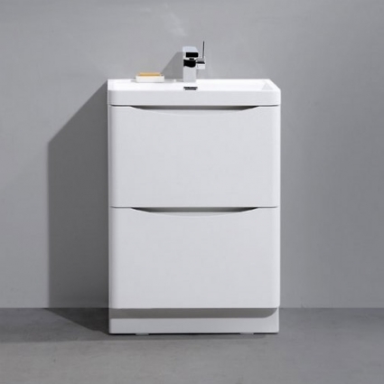 Тумба для комплекта BelBagno Ancona-N 60 bianco lucido напольная