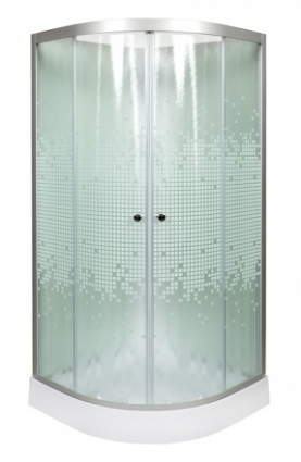 Душевая кабина Deto L909N 90 x 90 см без крыши