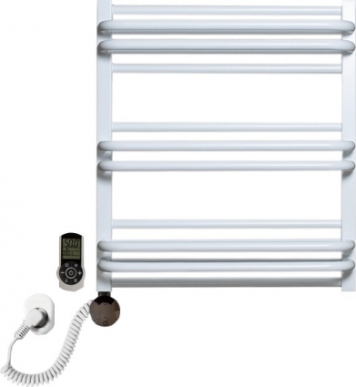 Полотенцесушитель электрический Luxrad Regular G Plus 064088 60х53 L, белый, терморегулятор selmo smart programm с пультом